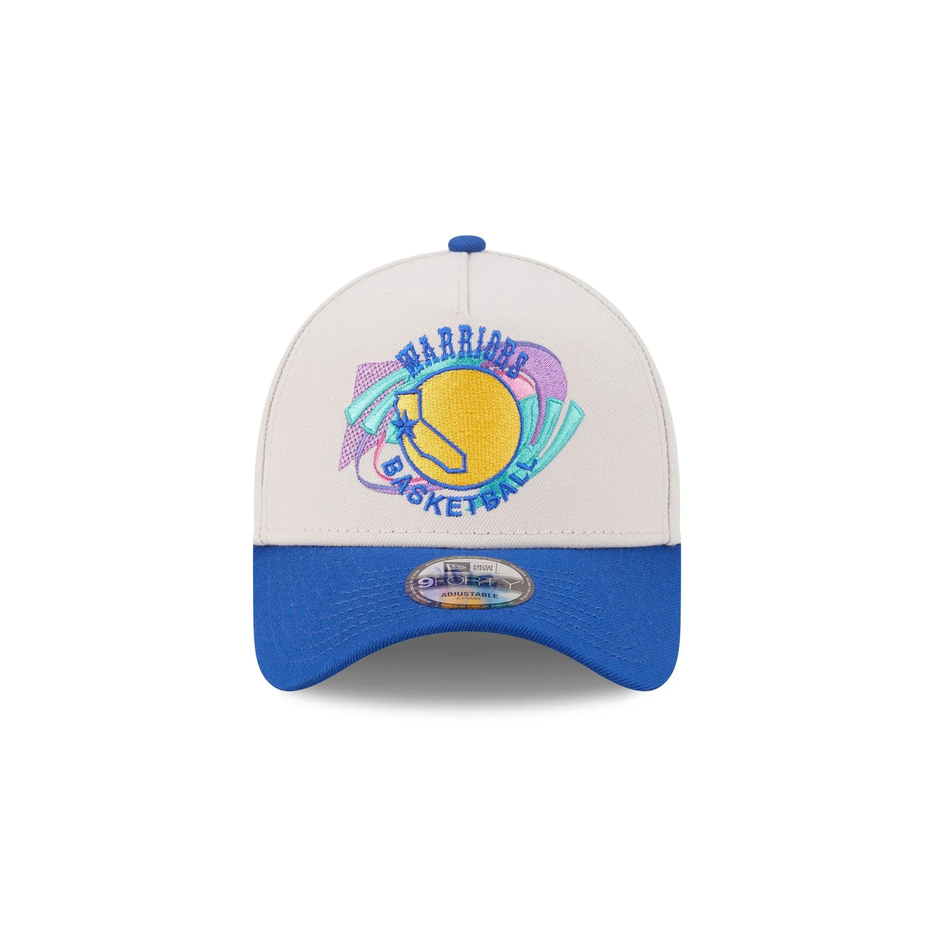 Golden State Warriors Hardwood Classics Retro Stone 9FORTY A-Frame Snapback Hat sold by New Era product image thumbnail 2