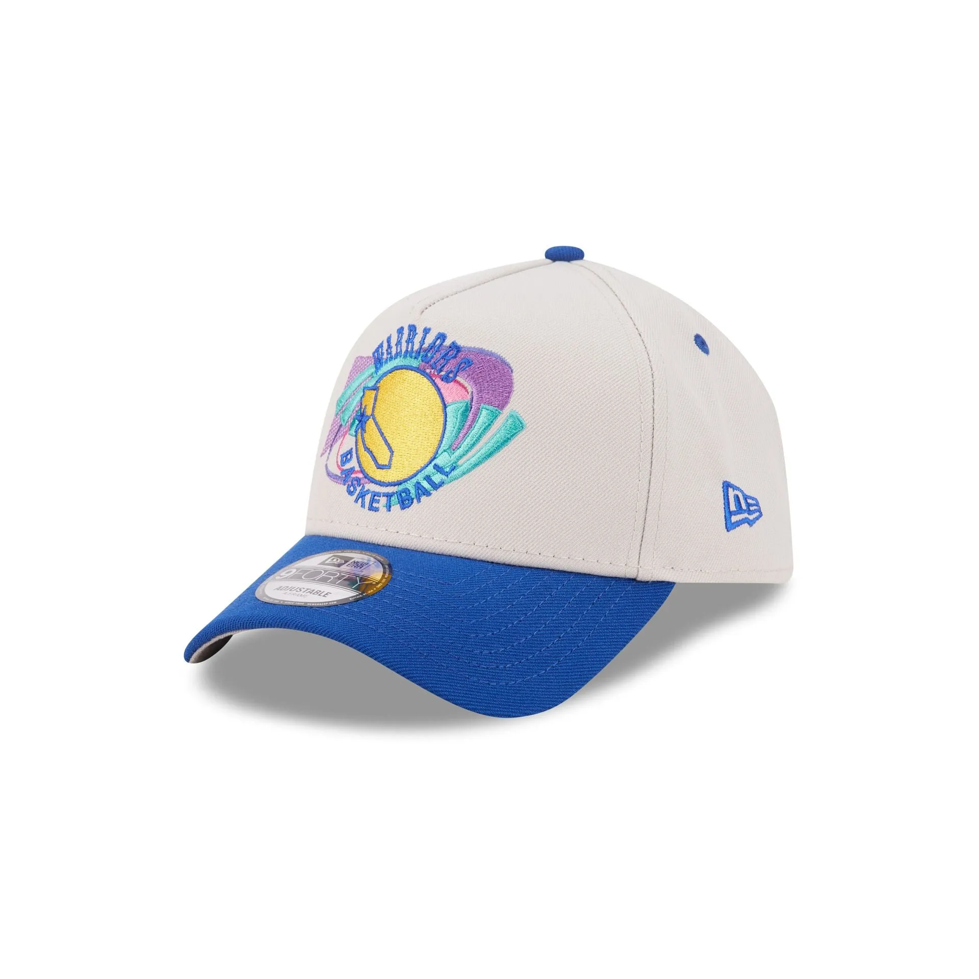 Golden State Warriors Hardwood Classics Retro Stone 9FORTY A-Frame Snapback Hat sold by New Era product image thumbnail 3