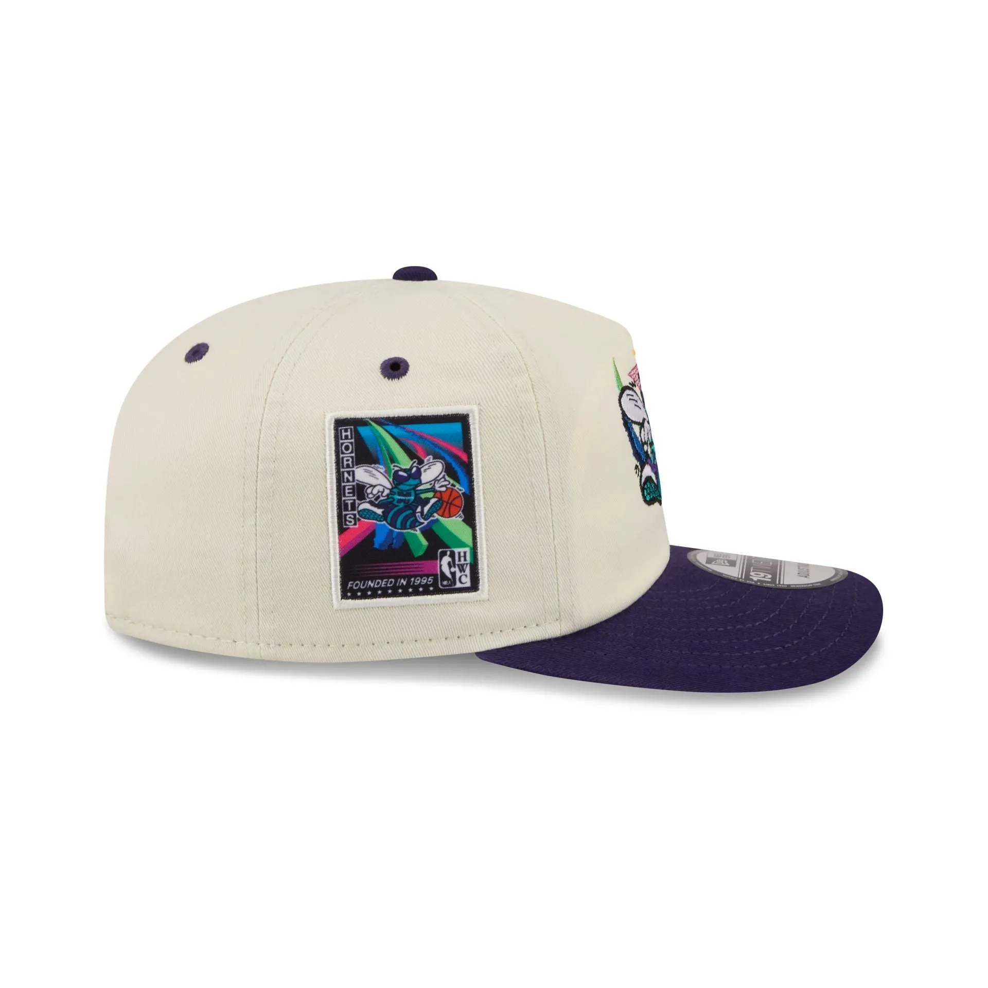 Charlotte Hornets Hardwood Classics Retro Chrome 19TWENTY Adjustable Hat sold by New Era product image thumbnail 5