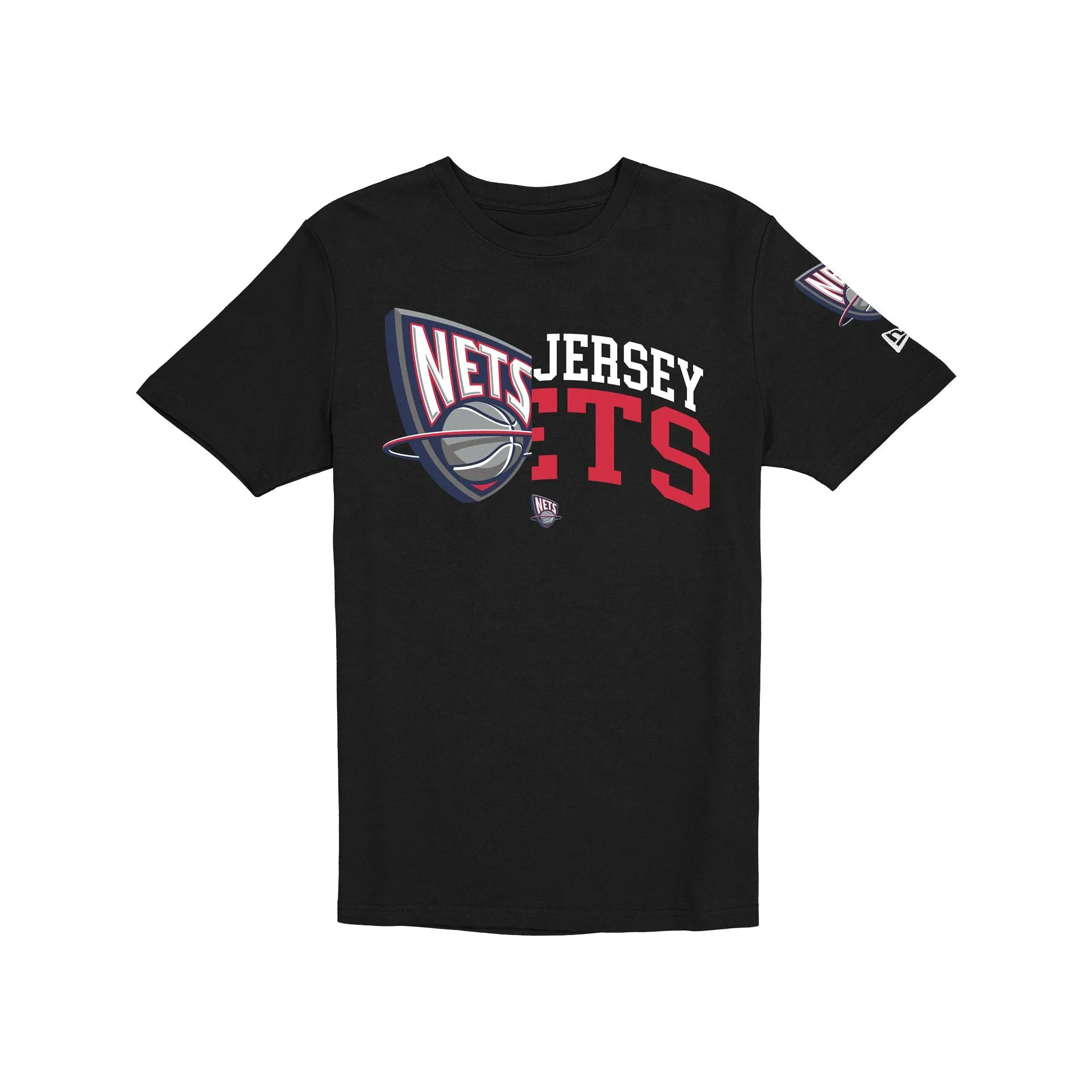 New Jersey Nets Hardwood Classics 2000s Multi Logos T-Shirt sold by New Era