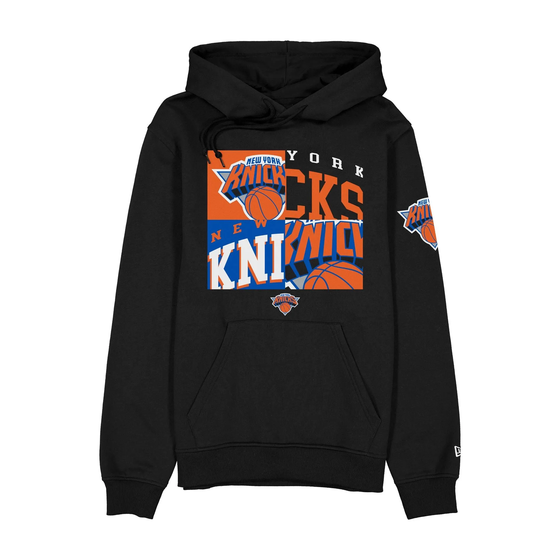 New York Knicks Hardwood Classics 2000s Multi Logos Hoodie sold by New Era
