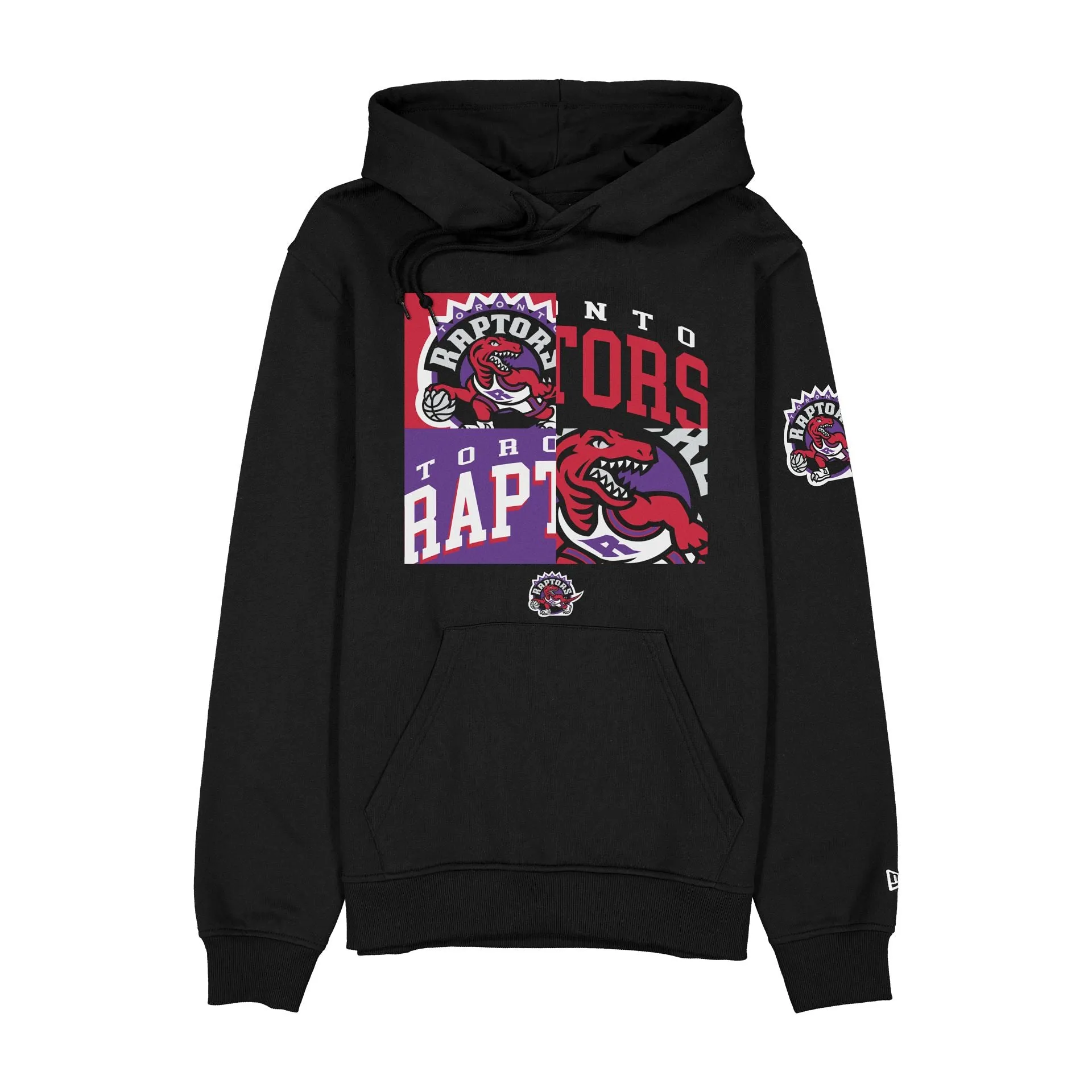 Toronto Raptors Hardwood Classics 2000s Multi Logos Hoodie sold by New Era