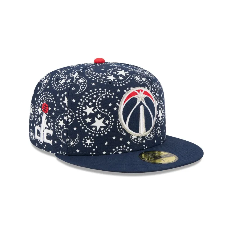 Washington Wizards Star Studded 59FIFTY Fitted Hat made by New Era