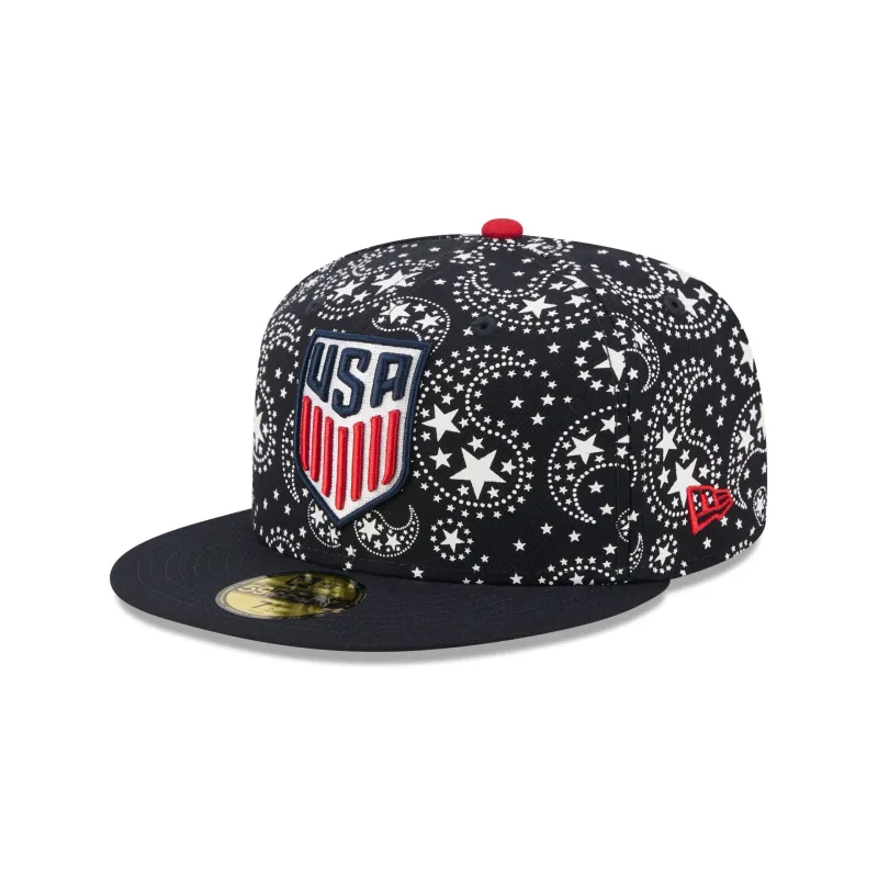 U.S. Men's National Soccer Team Star Studded 59FIFTY Fitted Hat made by New Era