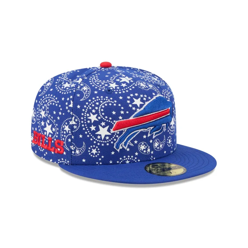 Buffalo Bills Star Studded 59FIFTY Fitted Hat made by New Era