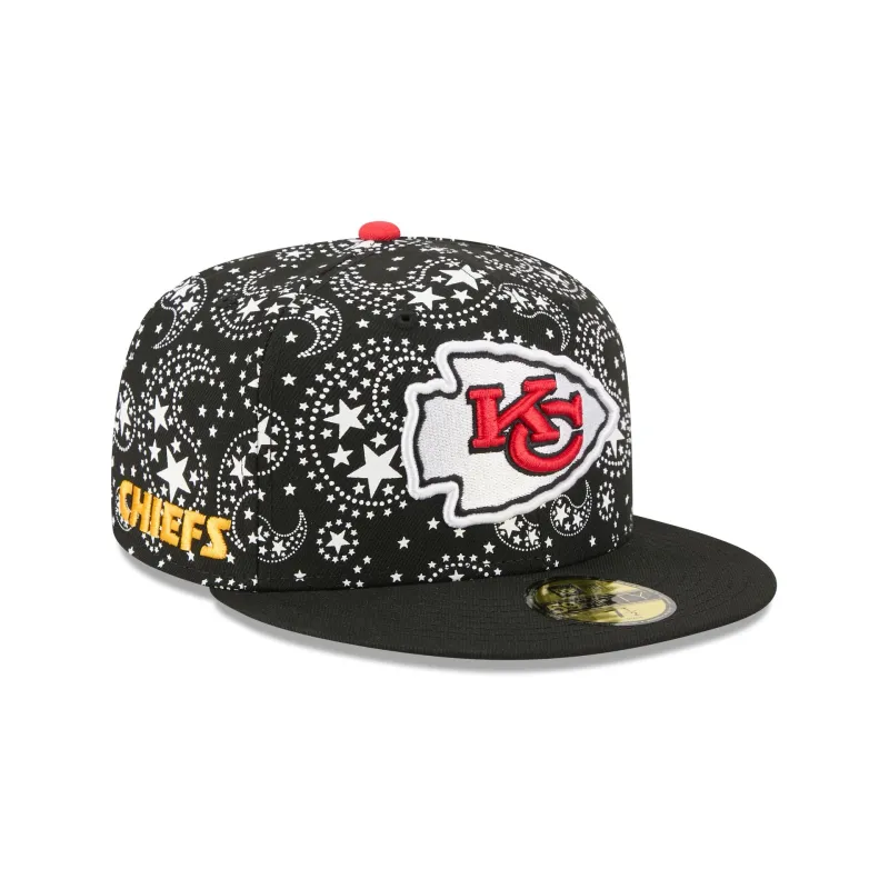 Kansas City Chiefs Star Studded 59FIFTY Fitted Hat made by New Era
