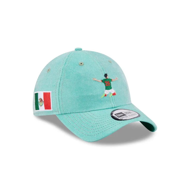 New Era Cap 2026 Mexico Soccer Green Casual Classic Adjustable Hat made by New Era
