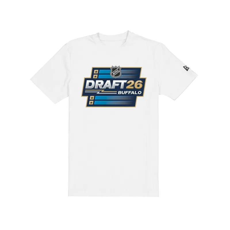 NHL 2026 Draft White T-Shirt made by New Era