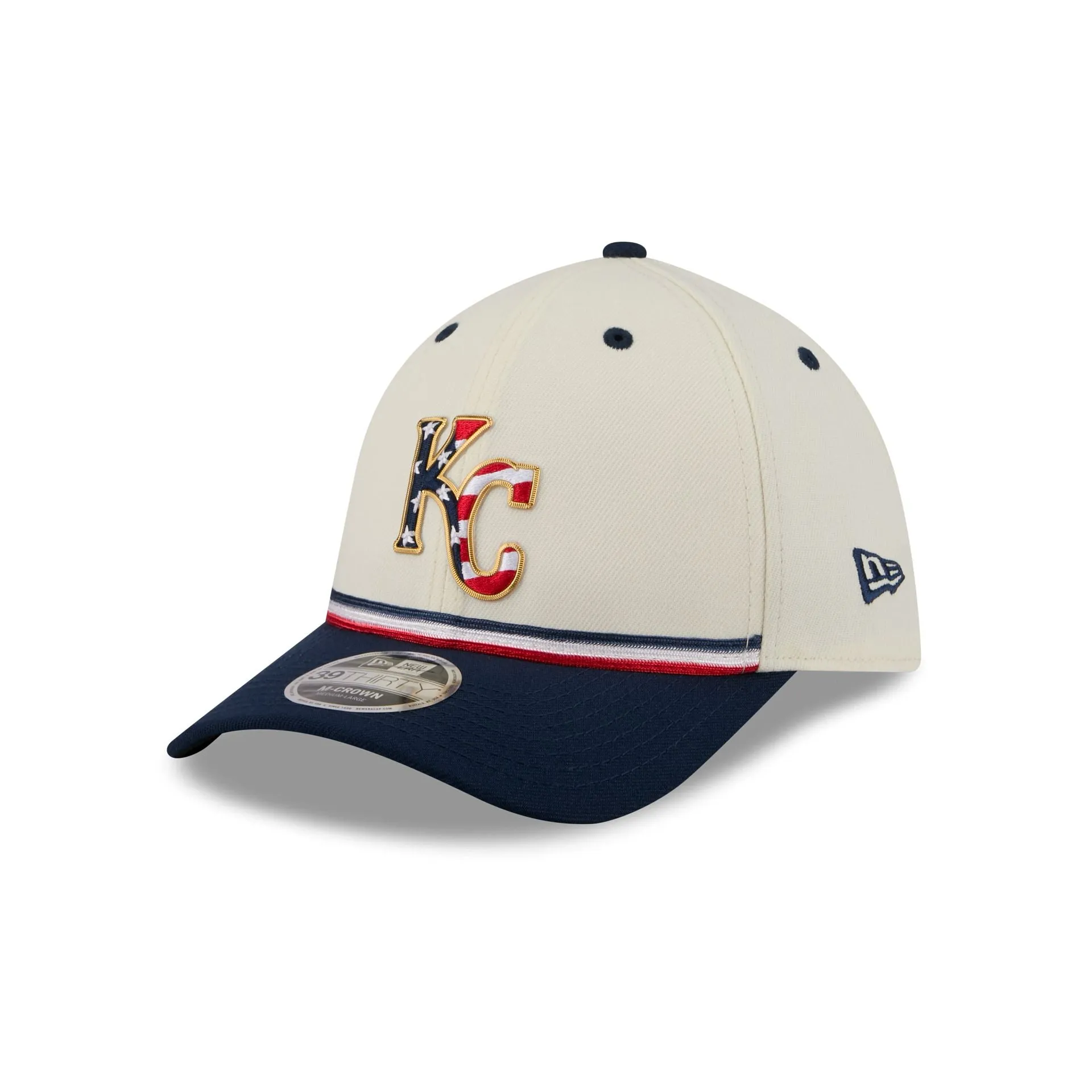 Kansas City Royals Independence Day 2026 39THIRTY M-Crown Stretch Fit Hat sold by New Era product image thumbnail 3