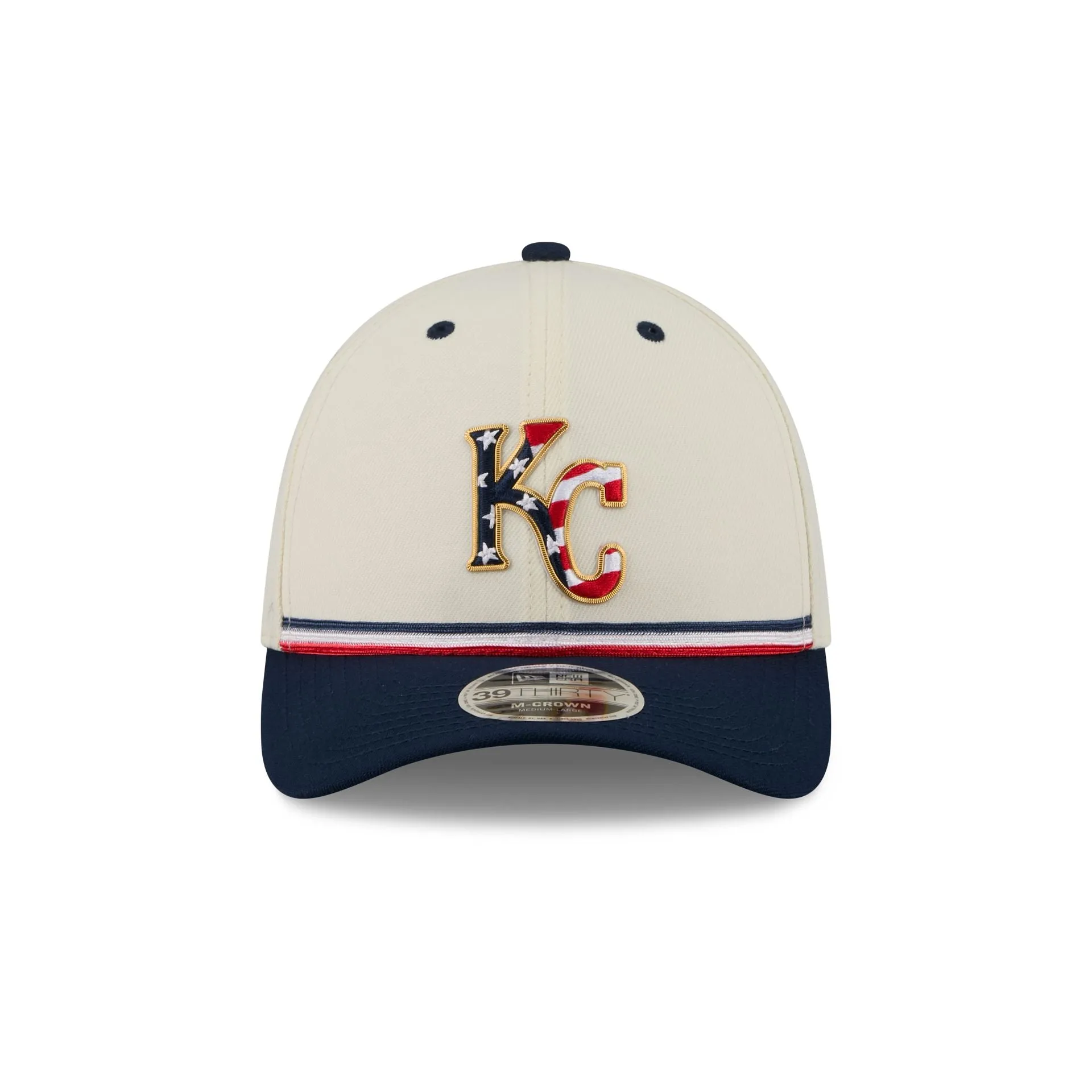 Kansas City Royals Independence Day 2026 39THIRTY M-Crown Stretch Fit Hat sold by New Era product image thumbnail 2