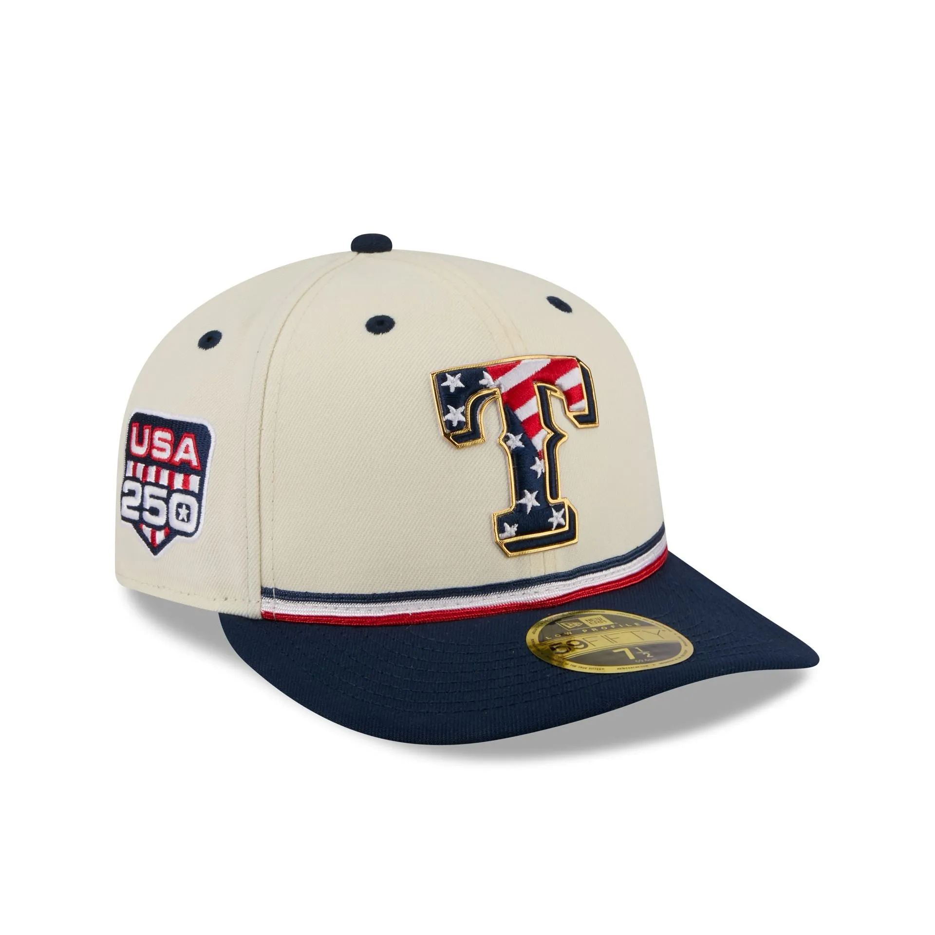 Texas Rangers Independence Day 2026 Low Profile 59FIFTY Fitted Hat sold by New Era