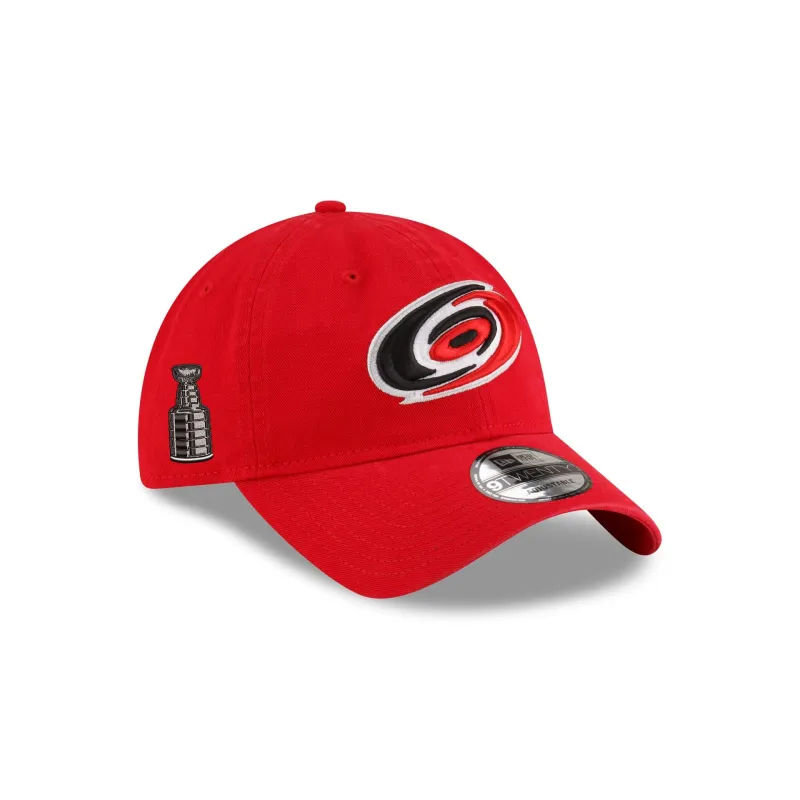 Carolina Hurricanes 2025-2026 Title Run 9TWENTY Adjustable Hat made by New Era