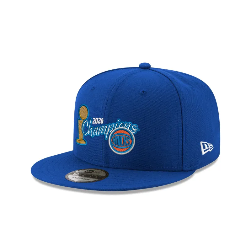 New York Knicks 2026 Champions Script 9FIFTY Snapback Hat made by New Era