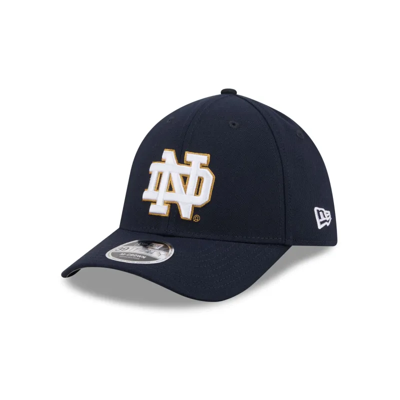 Notre Dame Fighting Irish Team 39THIRTY M-Crown Stretch Fit Hat made by New Era