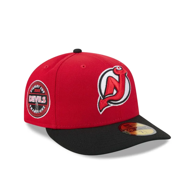 Just Caps Team Champions New Jersey Devils 59FIFTY Fitted Hat made by New Era