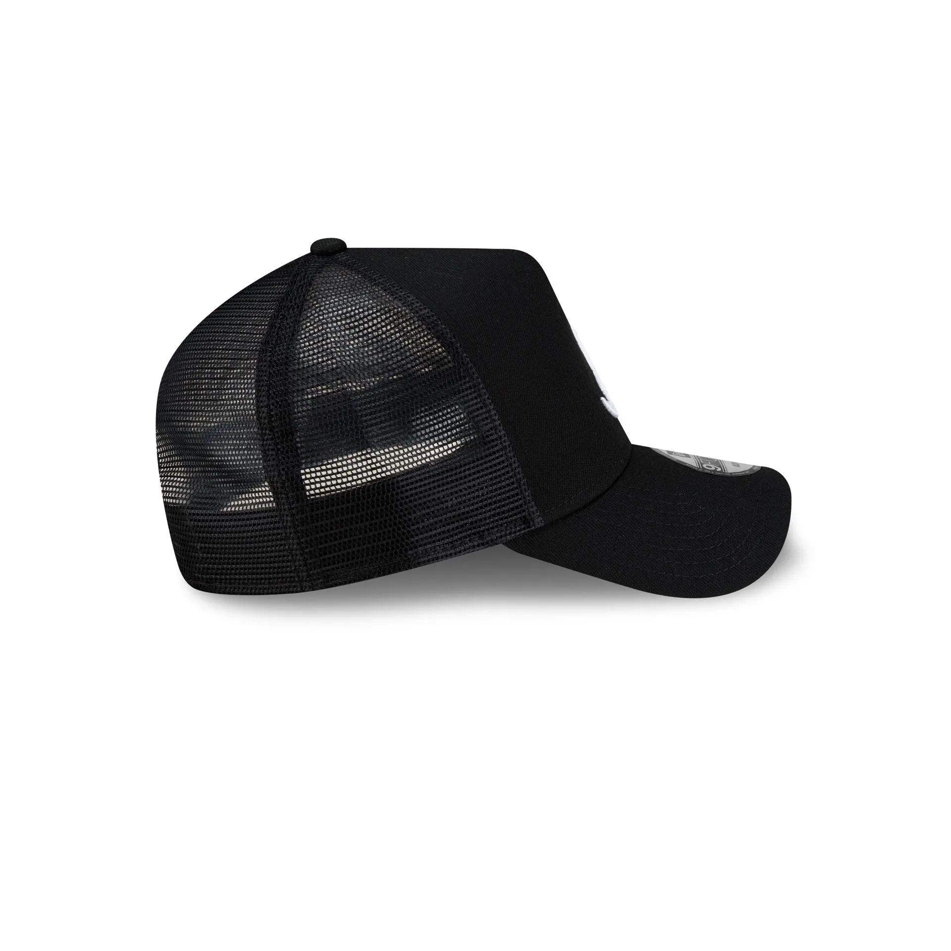 Atlanta Braves Side Script Black 9FORTY A-Frame Trucker Hat sold by New Era product image thumbnail 5