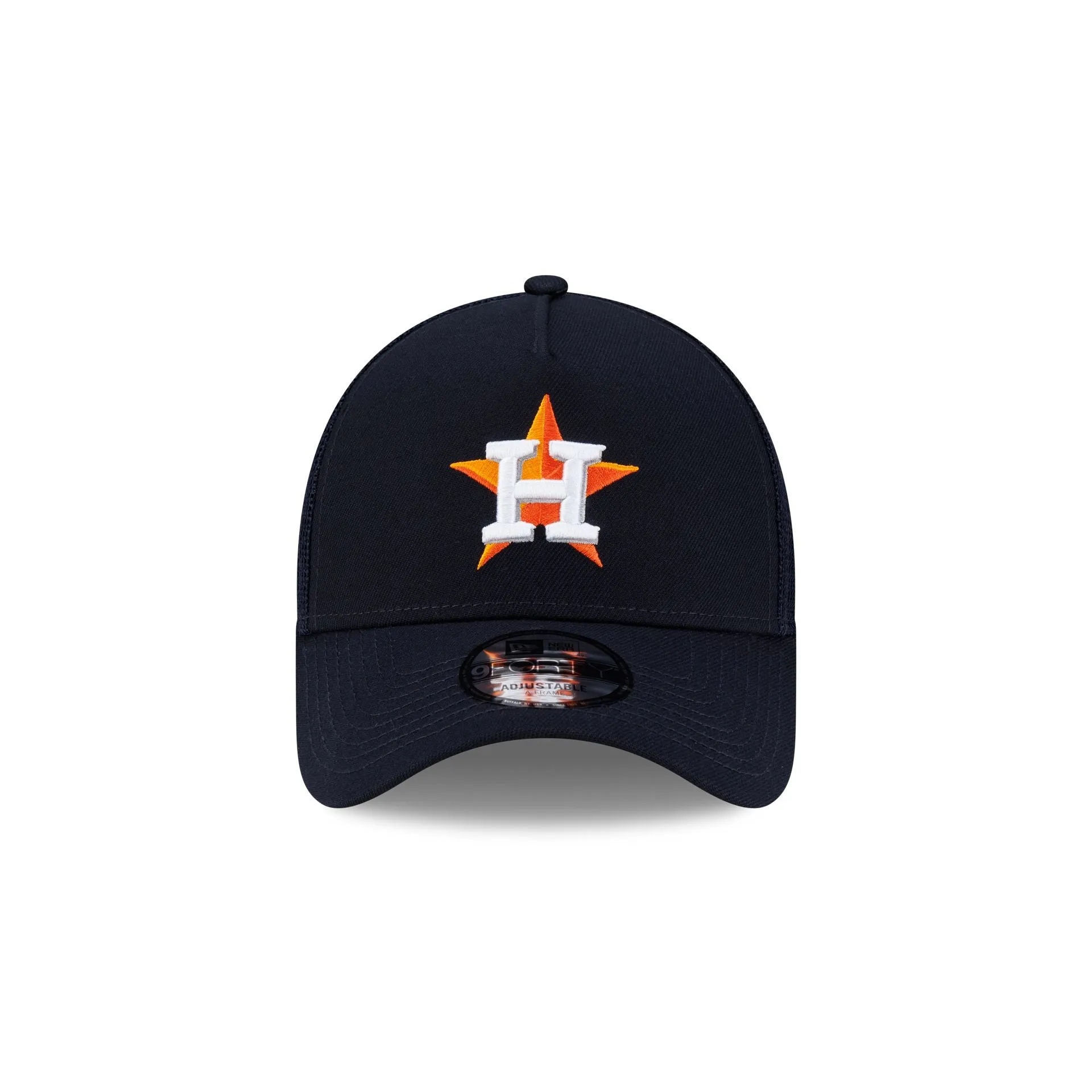 Houston Astros Side Script 9FORTY A-Frame Trucker Hat sold by New Era product image thumbnail 2
