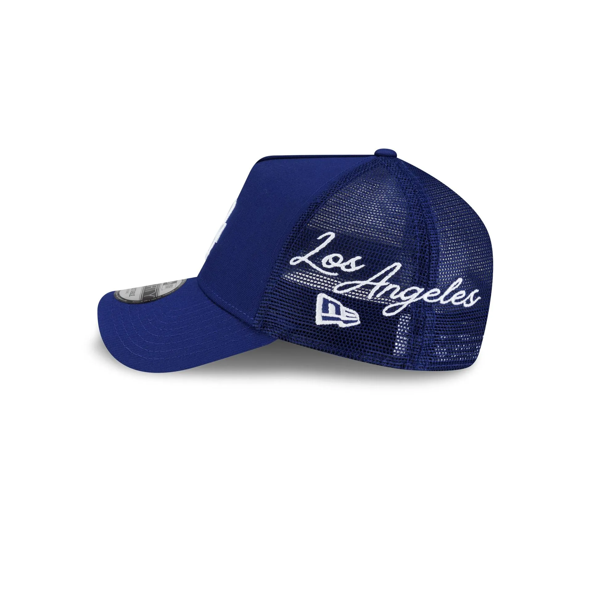 Los Angeles Dodgers Side Script 9FORTY A-Frame Trucker Hat sold by New Era product image thumbnail 4