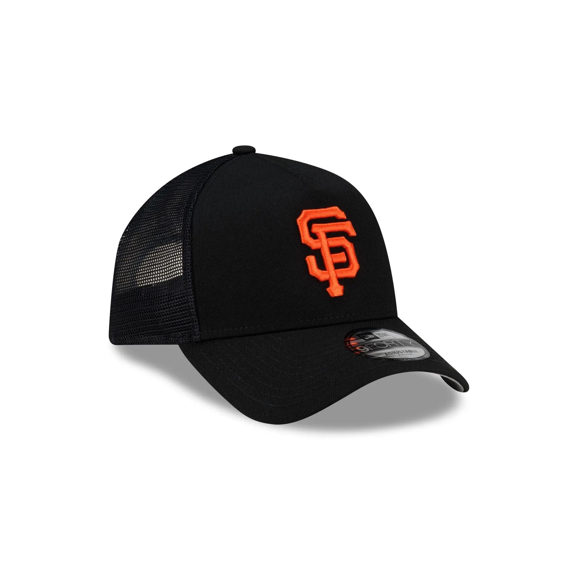 San Francisco Giants Side Script 9FORTY A-Frame Trucker Hat sold by New Era product image thumbnail 3