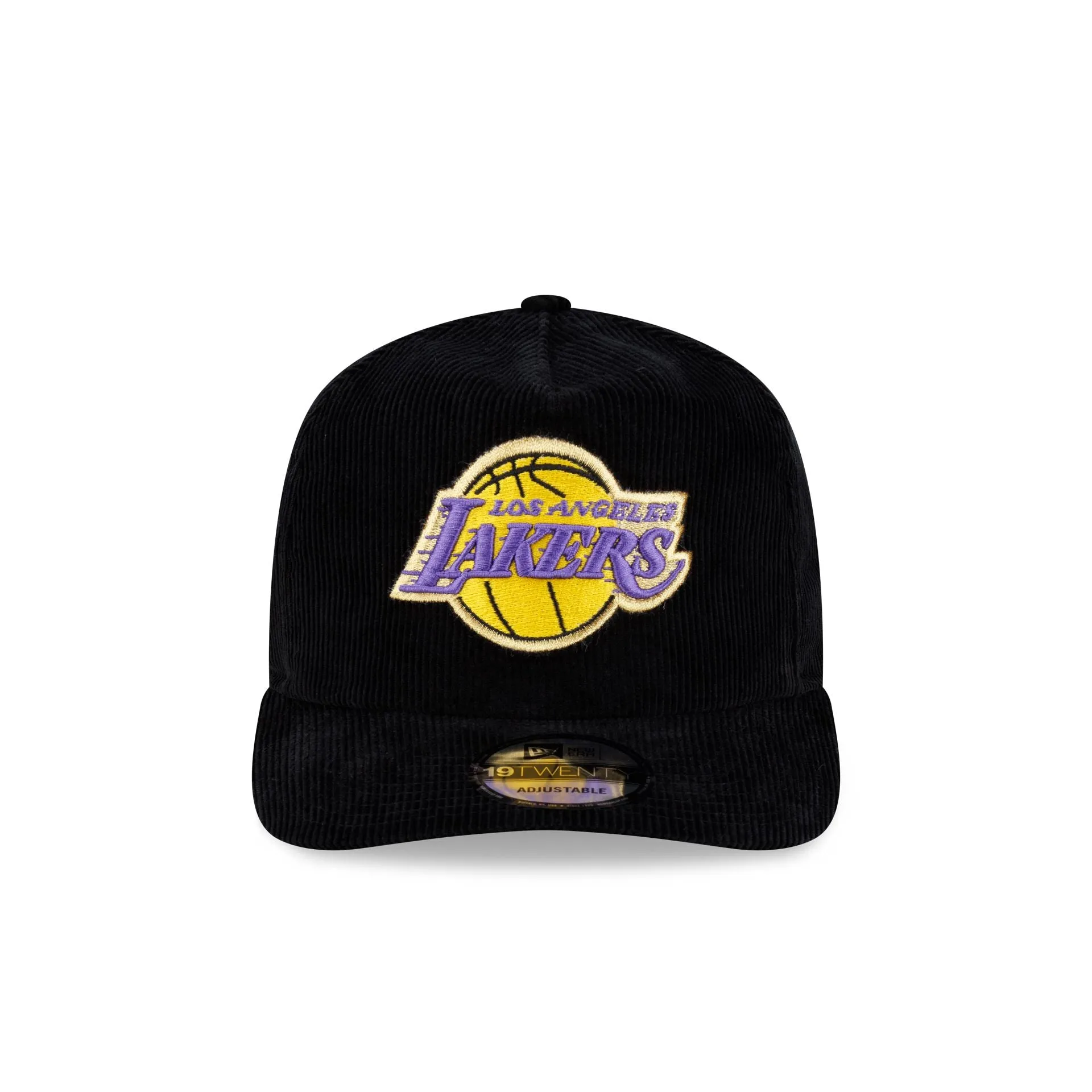 Los Angeles Lakers 2001 Finals Black & Gold Corduroy 19TWENTY Adjustable Hat sold by New Era product image thumbnail 2