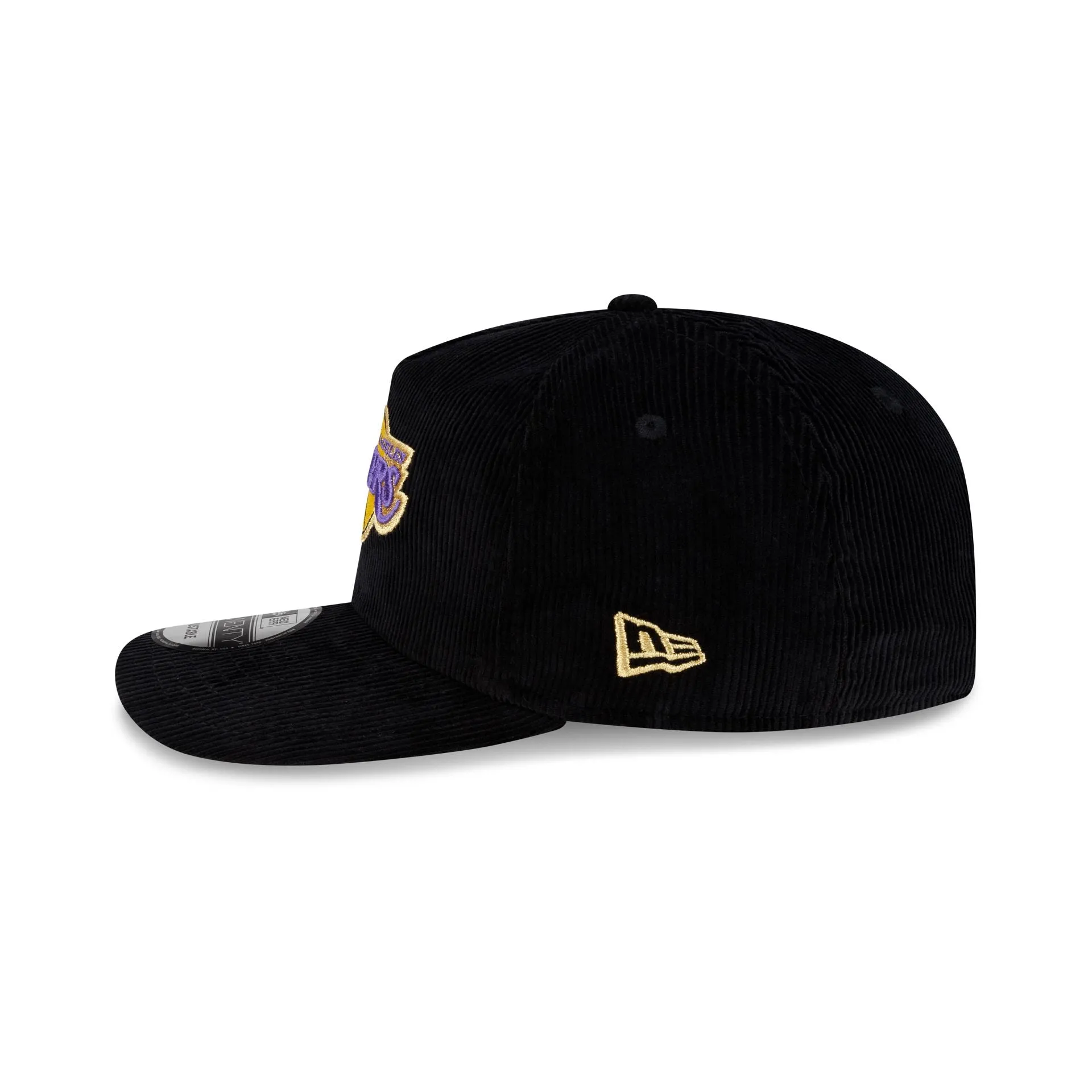 Los Angeles Lakers 2001 Finals Black & Gold Corduroy 19TWENTY Adjustable Hat sold by New Era product image thumbnail 5