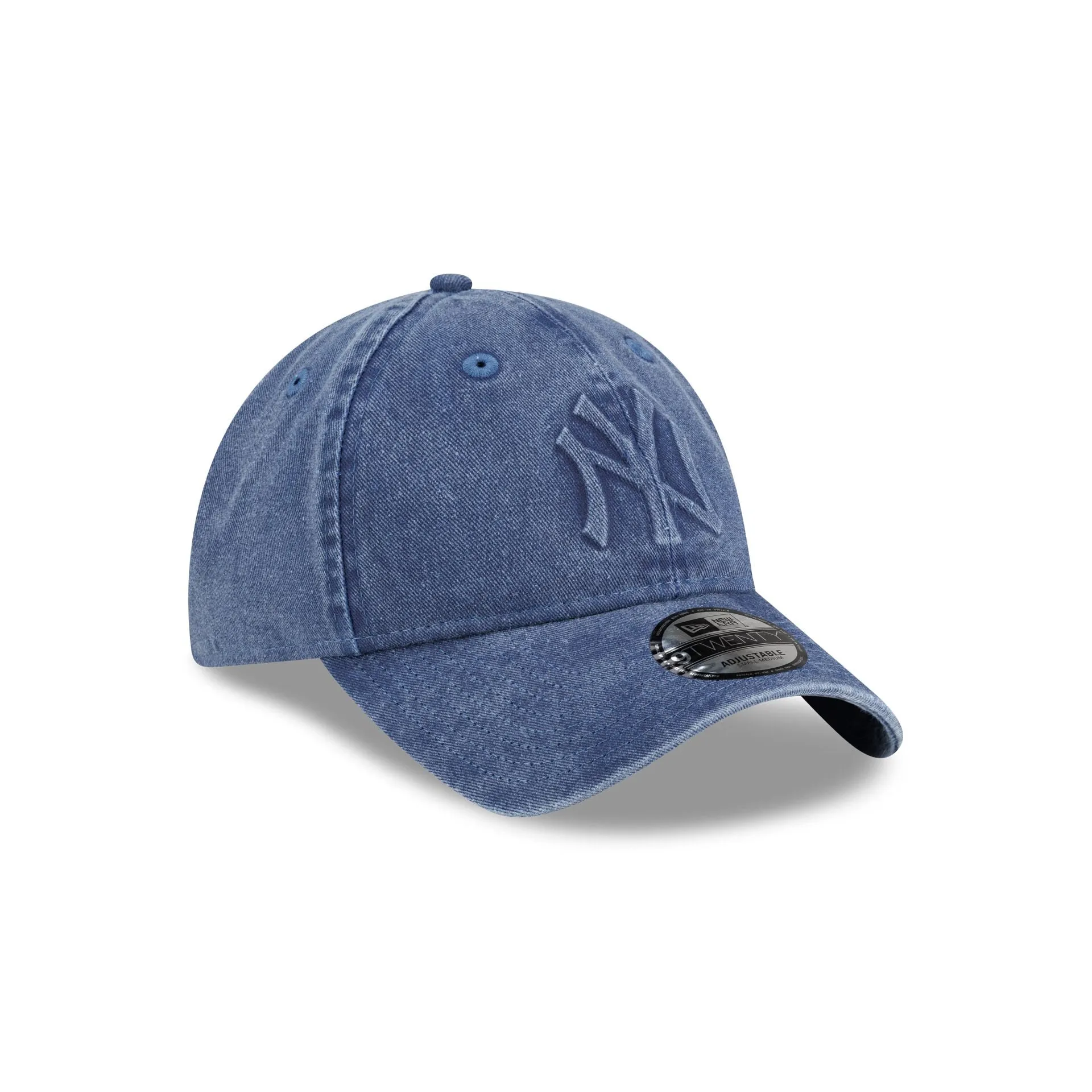 New York Yankees Embossed Logo Navy 9TWENTY Adjustable Hat sold by New Era product image thumbnail 3