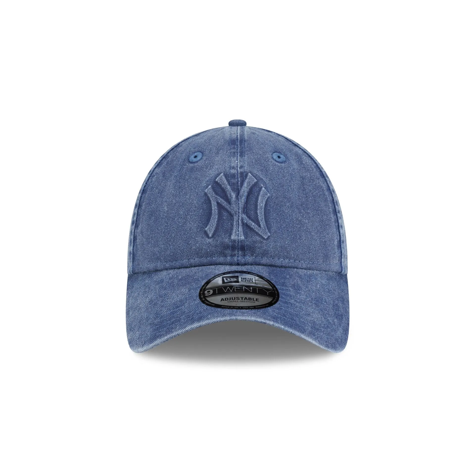 New York Yankees Embossed Logo Navy 9TWENTY Adjustable Hat sold by New Era product image thumbnail 2