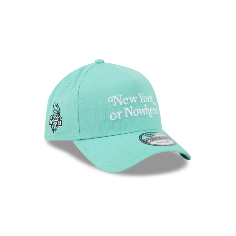 New York or Nowhere x New York Liberty 9FORTY A-Frame Snapback Hat made by New Era