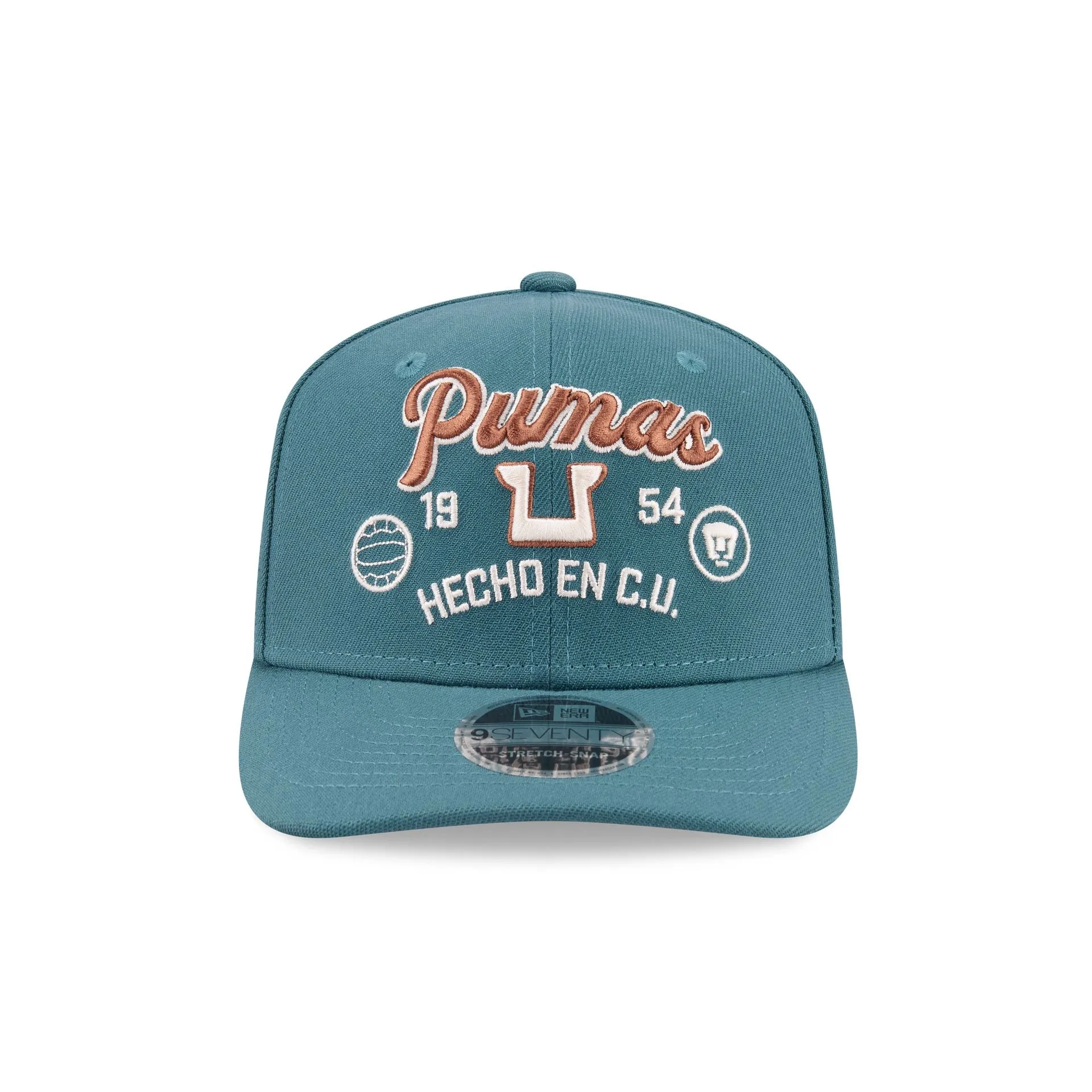 Pumas Scripts Green 9SEVENTY Stretch-Snap Hat sold by New Era product image thumbnail 2
