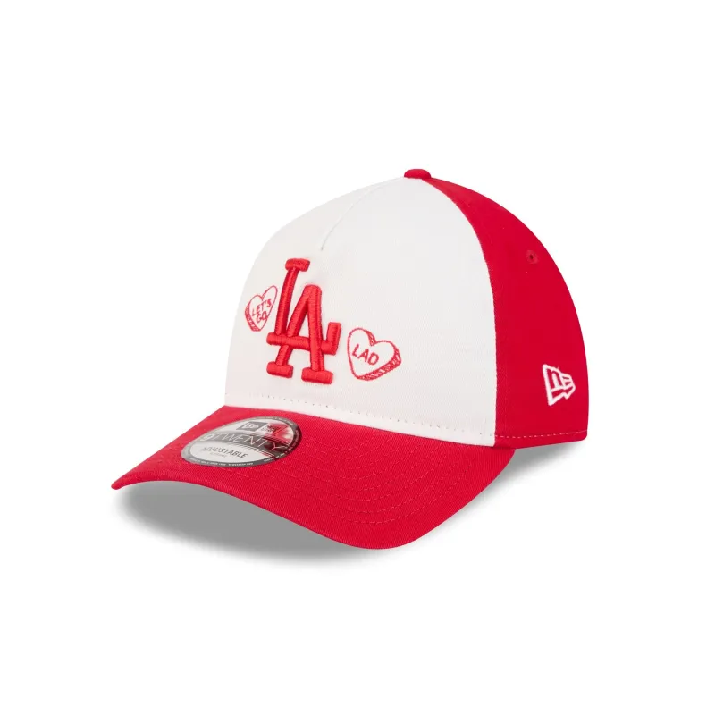 Los Angeles Dodgers Heart 9TWENTY A-Frame Adjustable Hat made by New Era