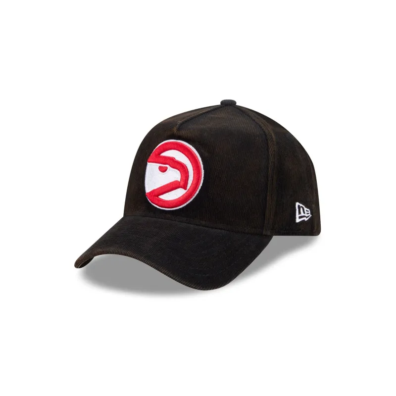 Atlanta Hawks Corduroy Wale 59FORTY A-Frame Fitted Hat made by New Era