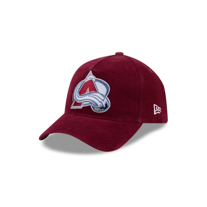 Colorado Avalanche Corduroy Wale 59FORTY A-Frame Fitted Hat made by New Era