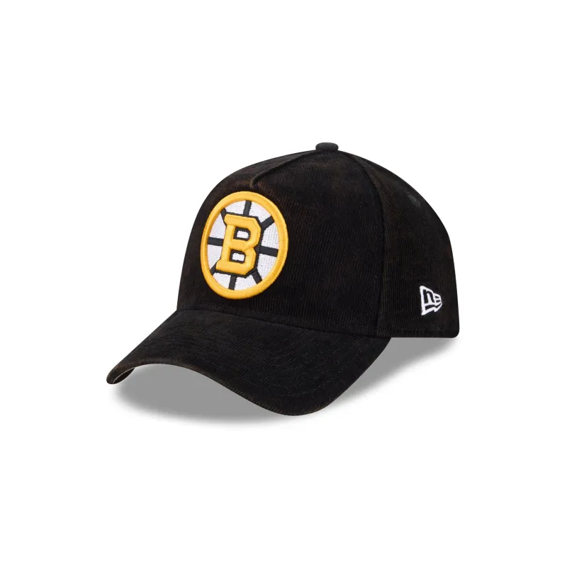 Boston Bruins Corduroy Wale 59FORTY A-Frame Fitted Hat made by New Era