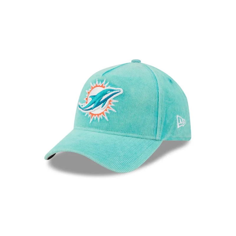 Miami Dolphins Corduroy Wale 59FORTY A-Frame Fitted Hat made by New Era