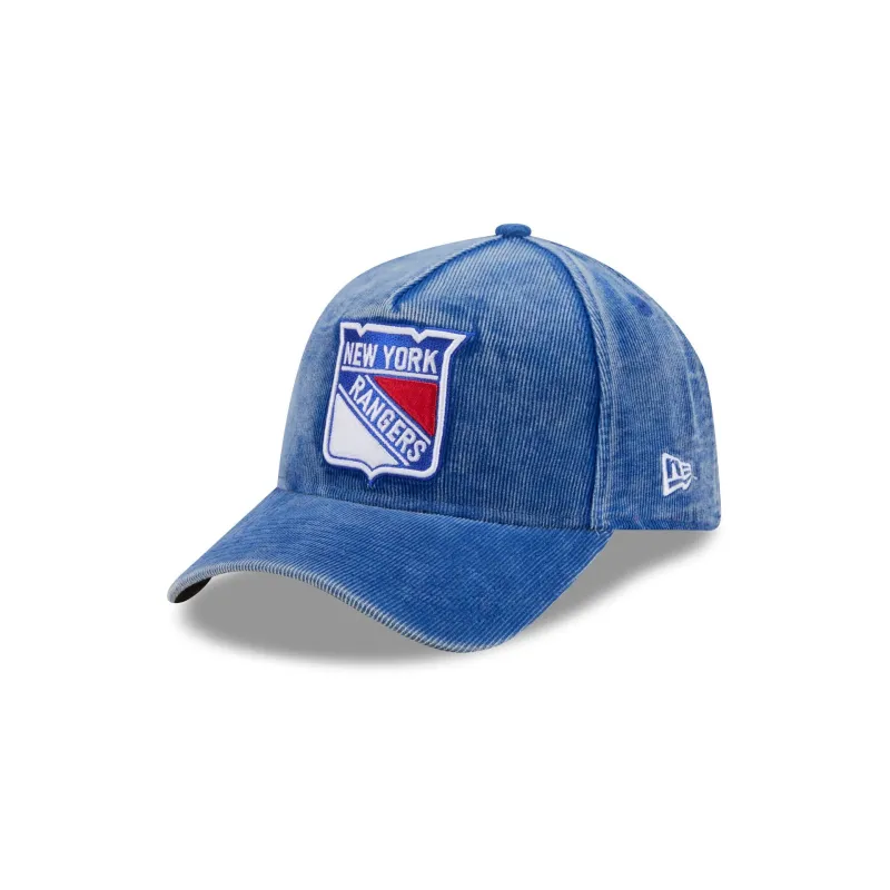 New York Rangers Corduroy Wale 59FORTY A-Frame Fitted Hat made by New Era