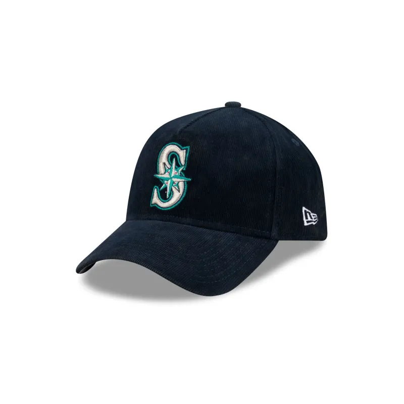 Seattle Mariners Corduroy Wale 59FORTY A-Frame Fitted Hat made by New Era