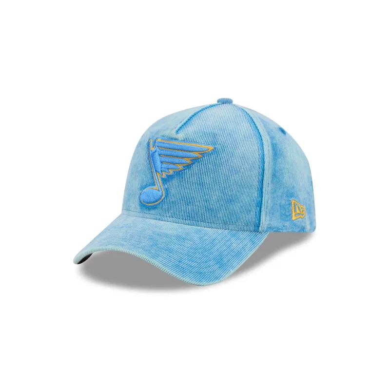 St. Louis Blues Corduroy Wale 59FORTY A-Frame Fitted Hat made by New Era
