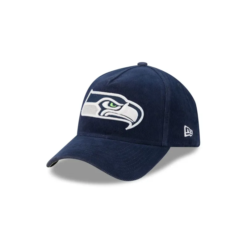 Seattle Seahawks Corduroy Wale 59FORTY A-Frame Fitted Hat made by New Era