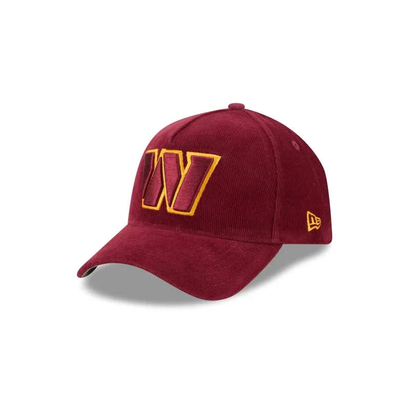 Washington Commanders Corduroy Wale 59FORTY A-Frame Fitted Hat made by New Era