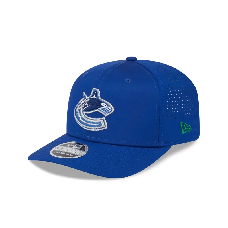 Vancouver Canucks Perform 9SEVENTY Stretch-Snap Hat made by New Era