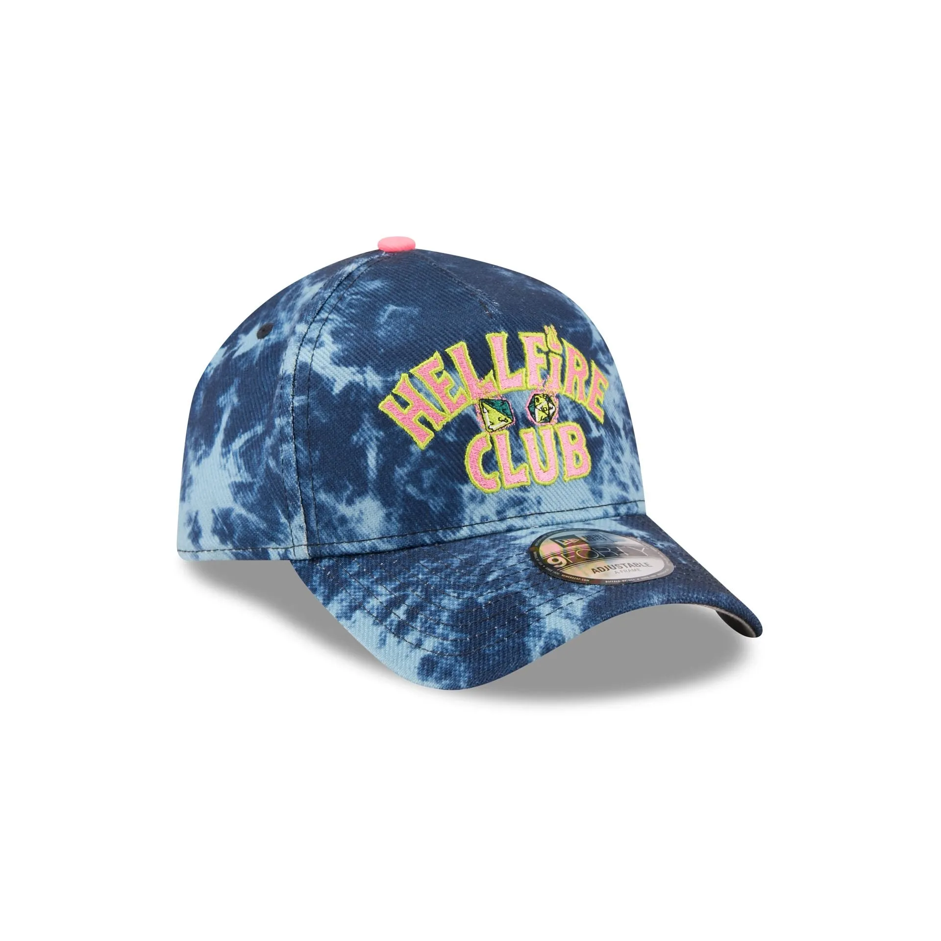 Stranger Things Hellfire Club Tie Dye 9FORTY A-Frame Snapback Hat sold by New Era product image thumbnail 3