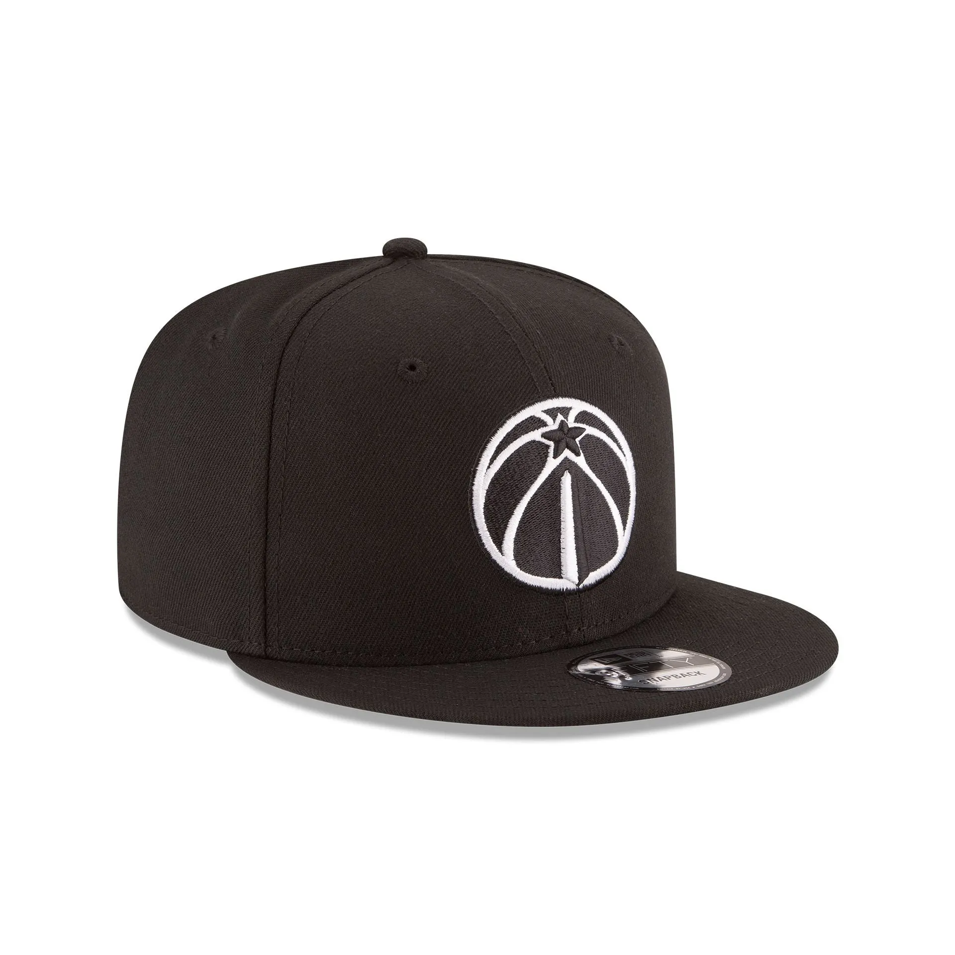 Washington Wizards Basic Black 9FIFTY Snapback Hat sold by New Era product image thumbnail 3