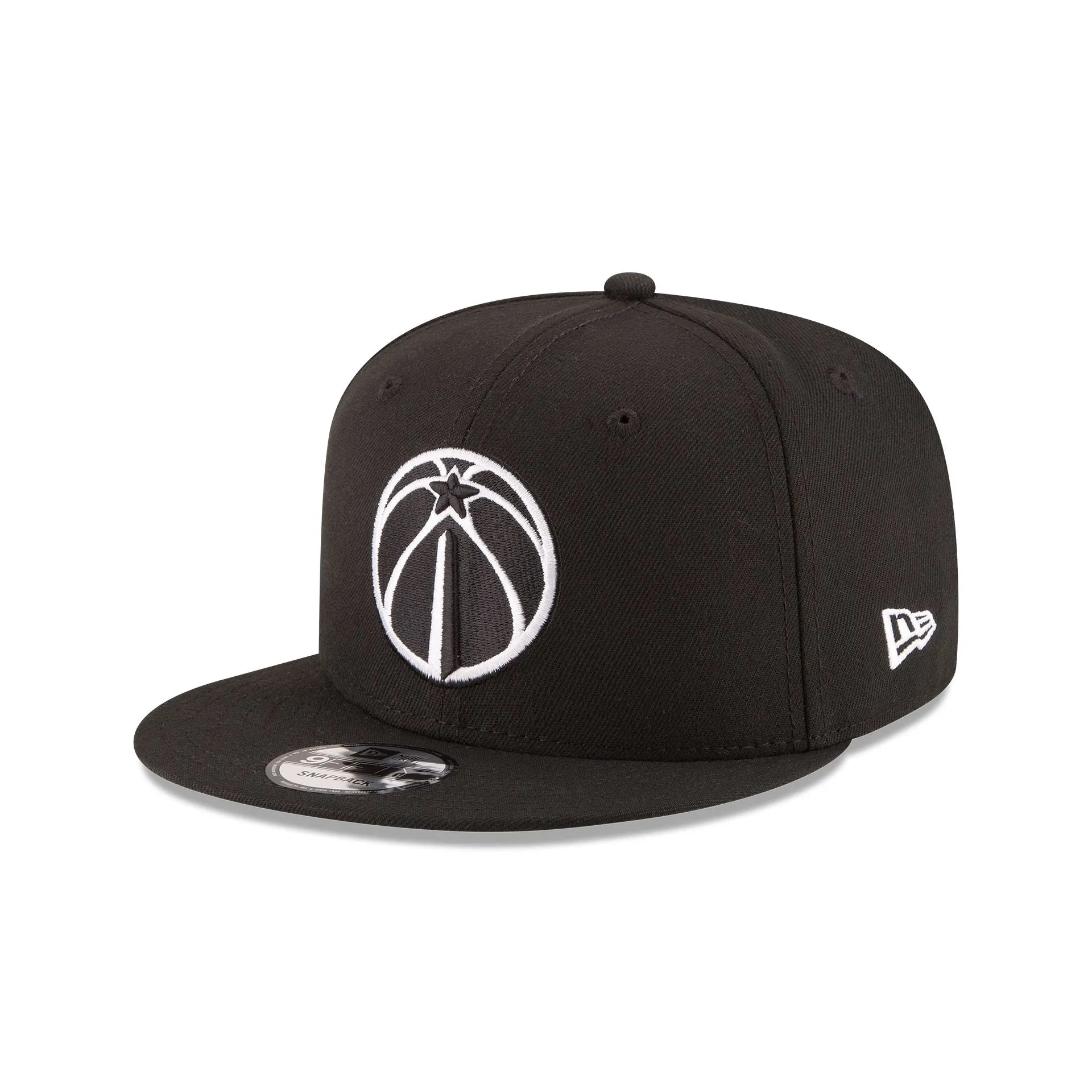 Washington Wizards Basic Black 9FIFTY Snapback Hat sold by New Era