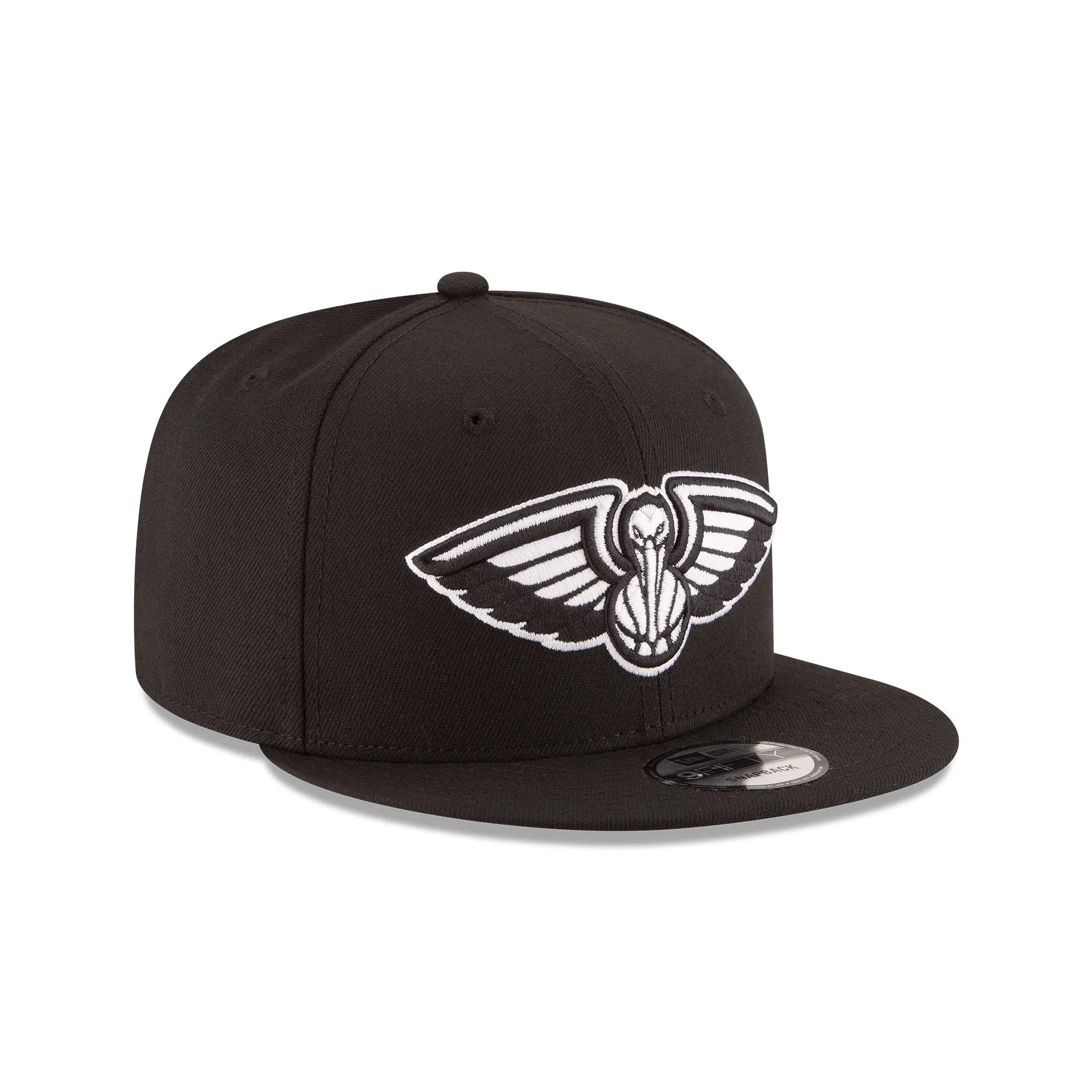 New Orleans Pelicans Basic Black 9FIFTY Snapback Hat sold by New Era product image thumbnail 3