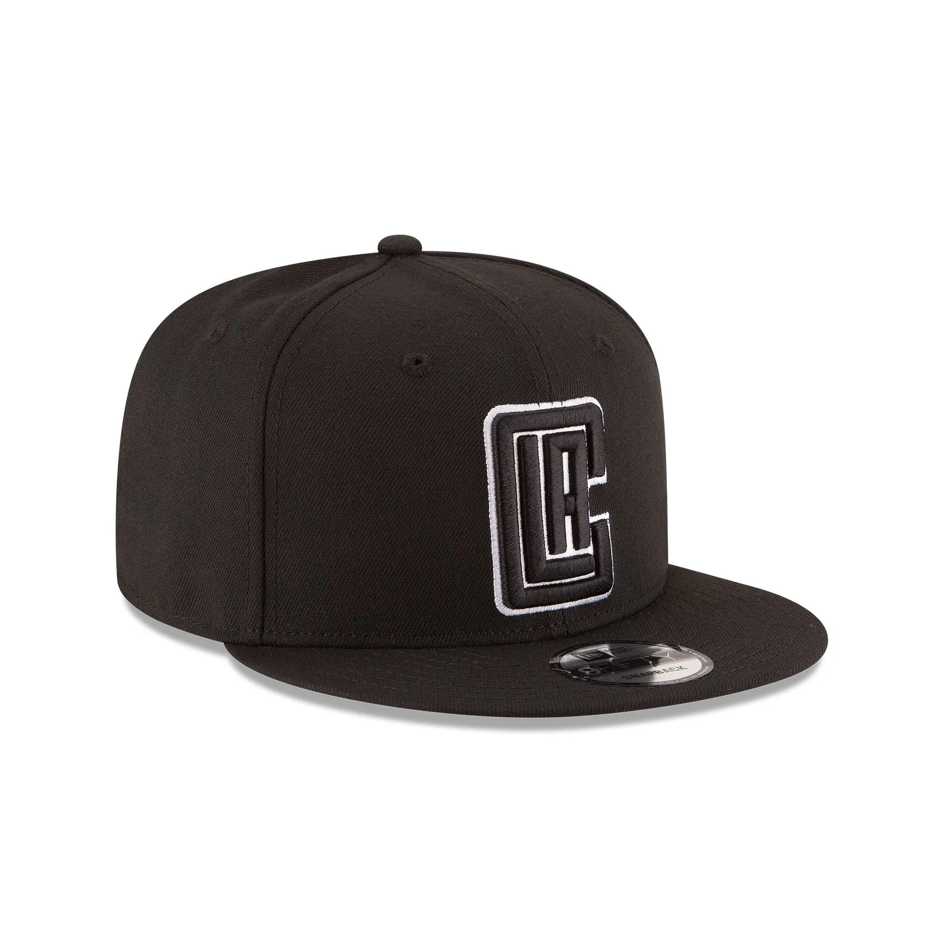 Los Angeles Clippers Basic Black 9FIFTY Snapback Hat sold by New Era product image thumbnail 3