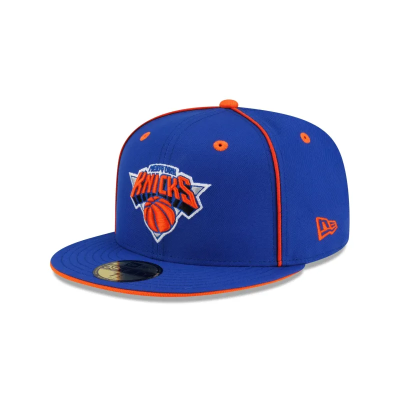 New York Knicks Hardwood Classics 2000s Flip 59FIFTY Fitted Hat made by New Era