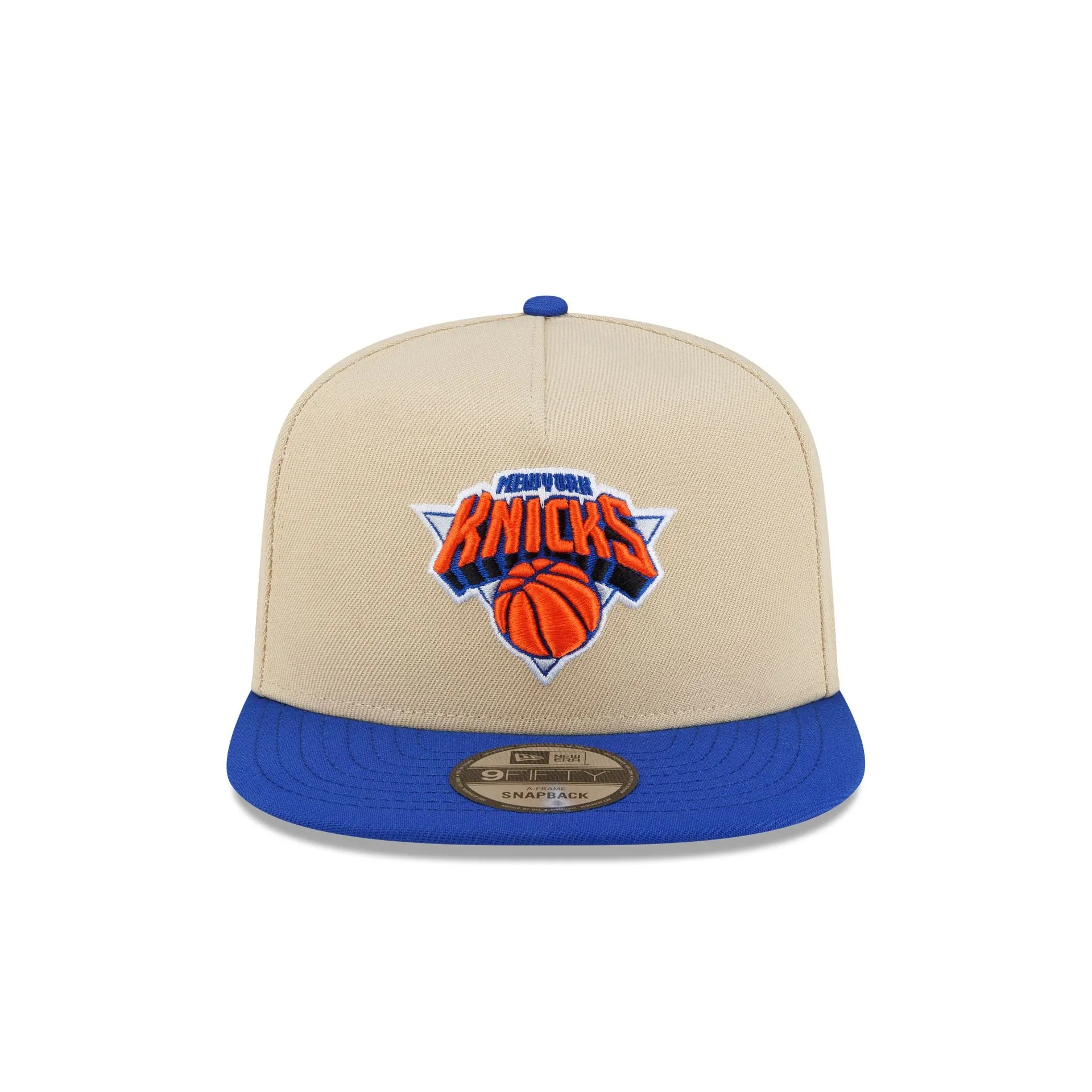 New York Knicks Hardwood Classics 2000s Gold 9FIFTY A-Frame Snapback Hat sold by New Era product image thumbnail 2