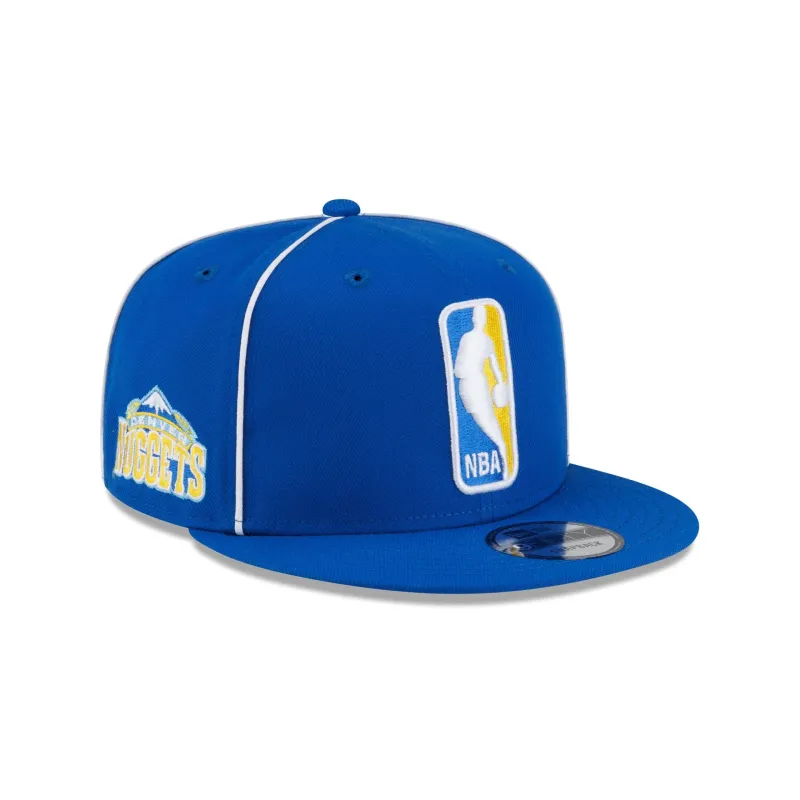 Denver Nuggets Hardwood Classics 2000s Piping 9FIFTY Snapback Hat made by New Era