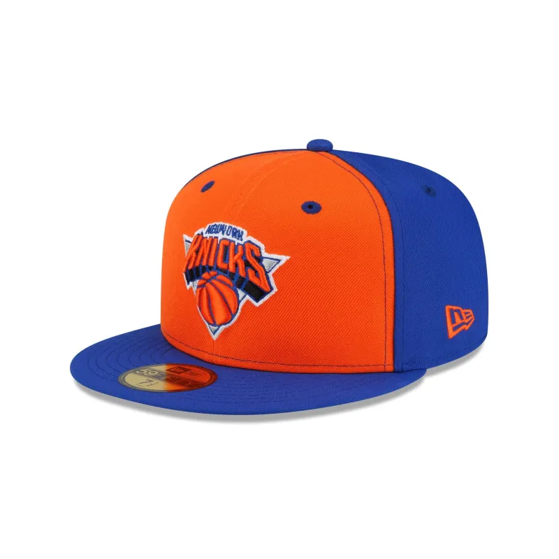 New York Knicks Hardwood Classics 2000s 59FIFTY Fitted Hat made by New Era