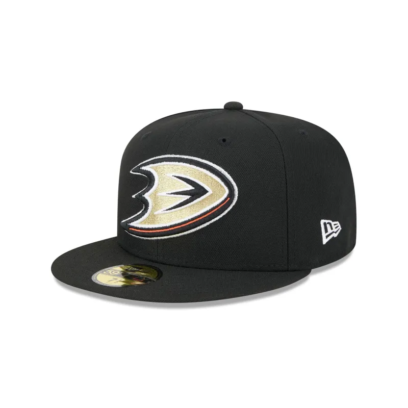 Anaheim Ducks 59FIFTY Fitted Hat made by New Era